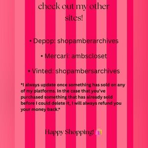 Come check me out on my other sites as i no longer sell on this one!